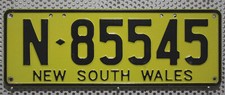 Australien Nummernschild New South Wales KFZ Kennzeichen Australia Schild N85545