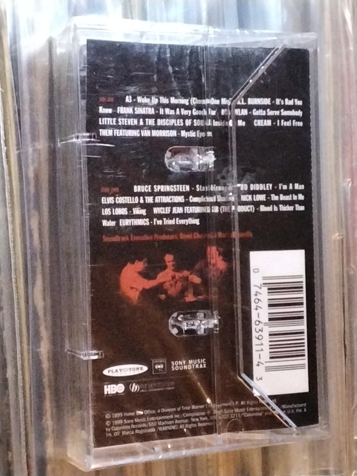 SOPRANOS SOUNDTRACK OST CASSETTE HYPE STICKER BOB DYLAN BRUCE SPRINGSTEEN SEALED - Image 2 of 4