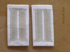 Bw Specchio Collo, Servizio Musica Militare, Bianco, Squadra 1 Paio, 30x60mm