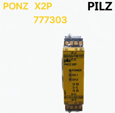 1pcs Pilz 777303 PNOZ X2P 24VACDC 2n/o  Safety Relay