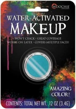 Woochie Water Activated Makeup Pro Quality Halloween Costume Makeup Teal