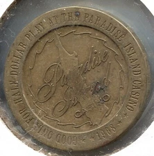 Bahamas -  Paradise Island Casino Token - Lot EC# 1970