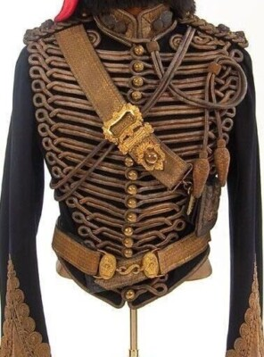 #ad New Royal Victorian Horse Artillery Black Woolen British Jacket Fast Shipping $229.98