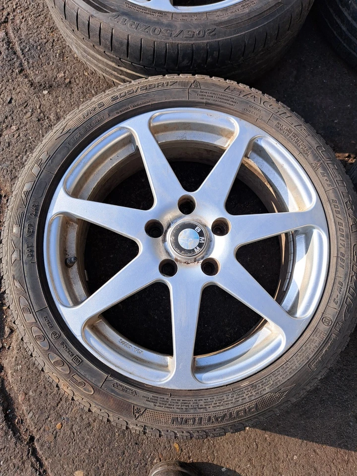 BMW 5er E39 1 Satz Alufelgen mit Reifen 205/50ZR17 7Jx17H2 KBA 45375 - Bild 2 von 4