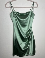 Windsor Sage Green Mini Dress Medium