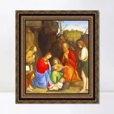 Framed Canvas Art Giclee Print Series#051 by Leonardo da Vinci Wall Art Decor