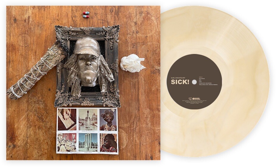 EARL SWEATSHIRT SICK VINYL NEW! LIMITED 180G CREAM LP! 2010