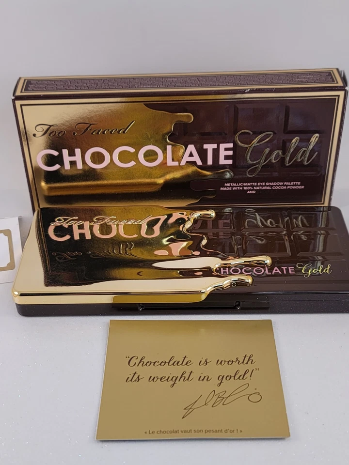 Too Faced Chocolate GOLD Bar Eyeshadow Palette New In Box Discontinued RARE - Image 4 of 4