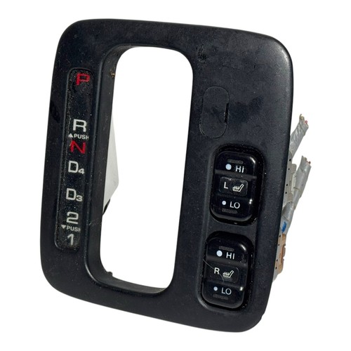 96-04 ACURA RL SHIFT SHIFTER ASSEMBLY COVER BEZEL TRIM HEATED SEATS SWITCH G2