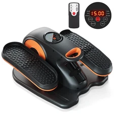 Under Desk Elliptical Machine, Electric Ellipse Leg Exerciser, Adjustable Speeds