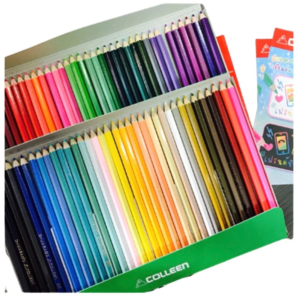 Colleen Colored Pencils Wood 72 Colors Art Gift Painting Drawing Sketch Set 1Box - Image 3 of 4