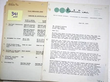 Stereo Realist 1955 information & letter & articles Tommy Thomas