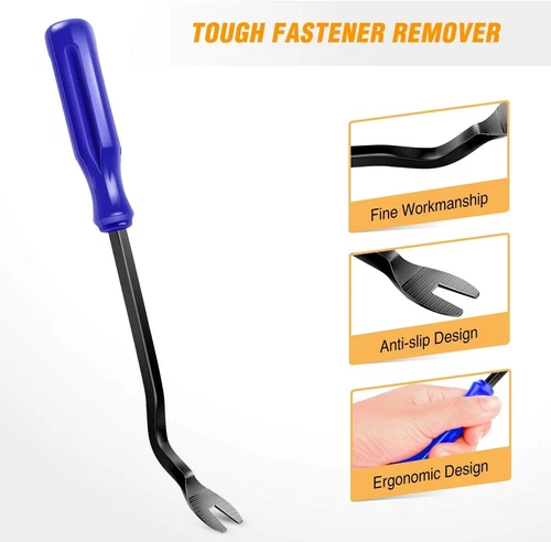 5PCS AUTO TRIM REMOVAL TOOL KIT NO-SCRATCH PRY TOOL CAR DOOR CLIP PANEL A - Picture 8 of 9