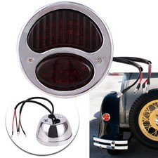 Model A Stainless Steel Taillight Lamp Brake Hot Rat Rod Truck For Ford 1928-up