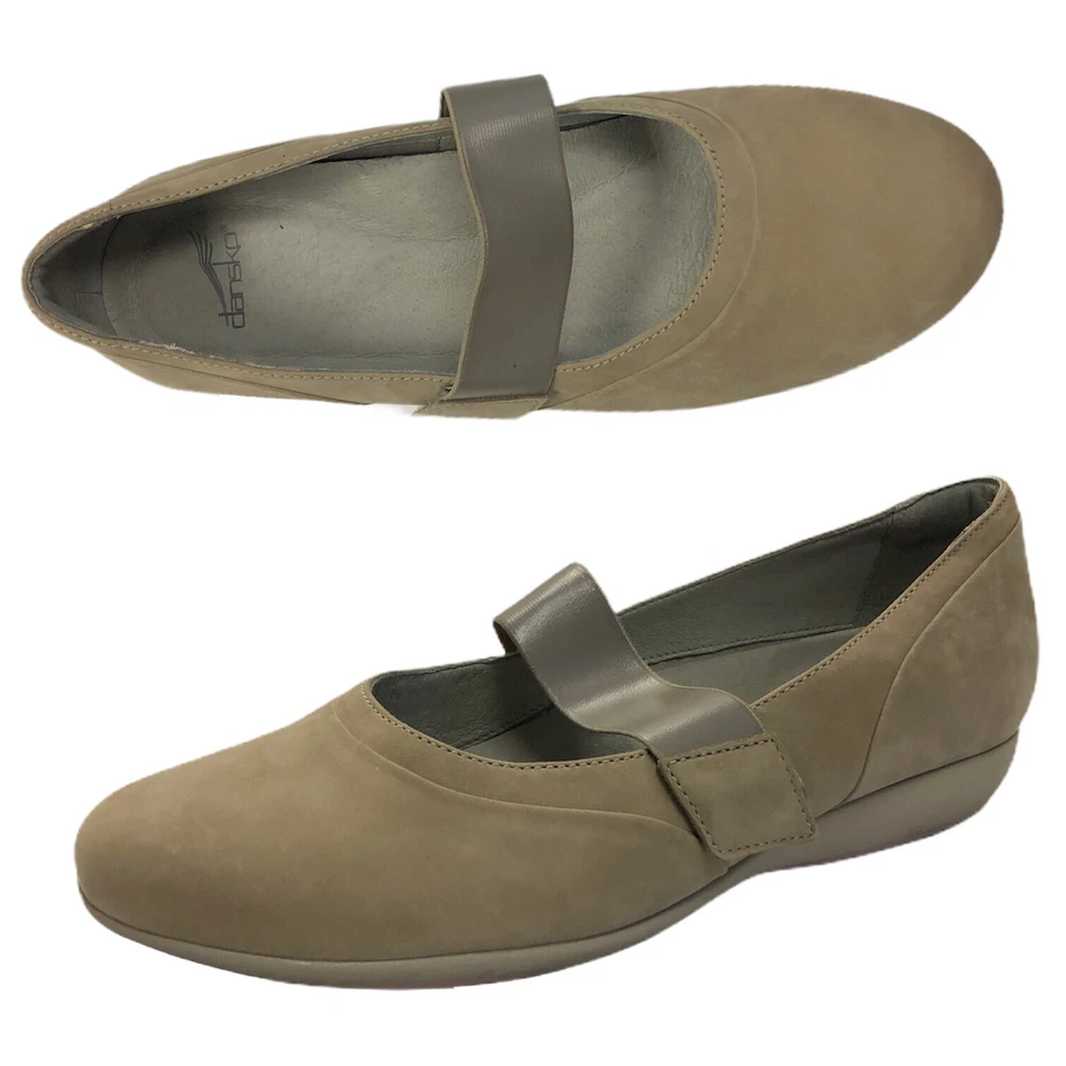 Sapato Dansko Kendra Feminino Camurça Mary Jane Alça Mini Cunha CamurçaTamanho 41 10.5 11 - Imagem 2 de 4