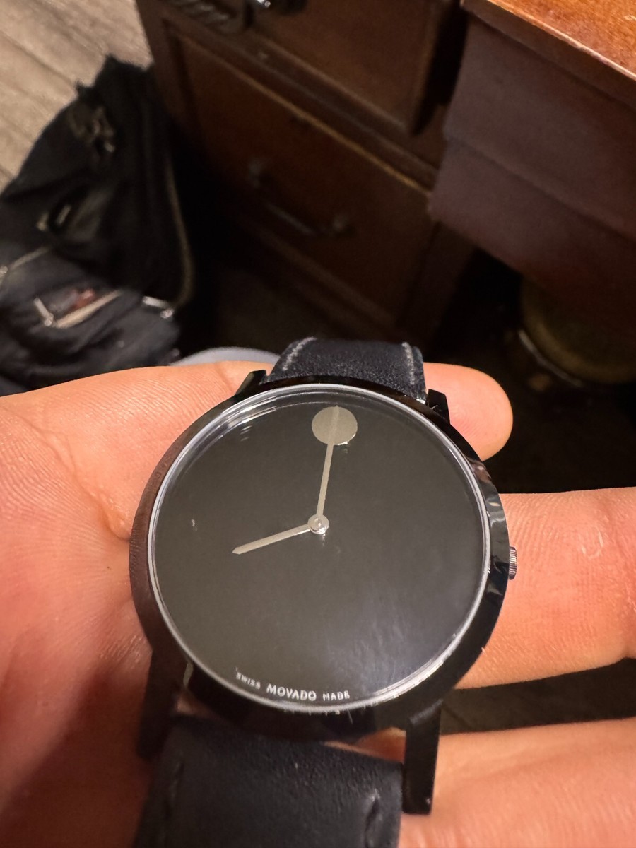 Movado 84 G1 1855 Museum Collection Men's Watch - Leather Band for