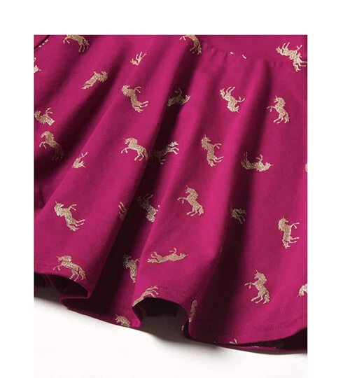 The Children's Place Unicorn Skater Dress Toddler Girls size 5T - Image 2 of 2