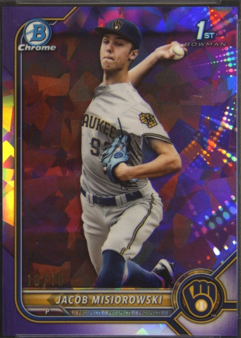 2022 Bowman Chrome Draft Sapphire Edition - Jacob Misiorowski #BDC