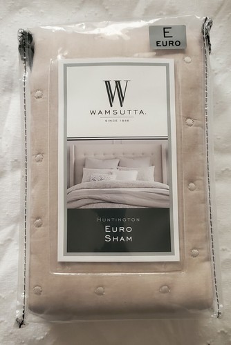 WAMSUTTA Huntington European Pillow Sham 1-Pc 26 In x 26 In Dove Grey