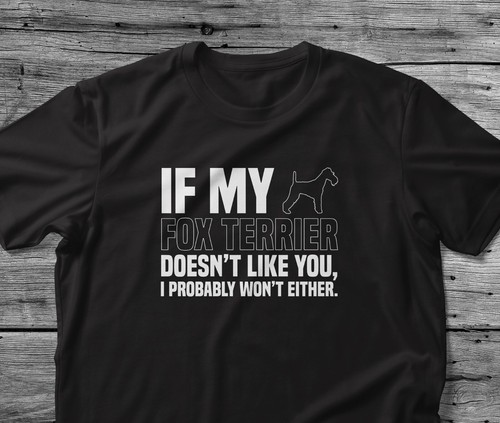 Fox Terrier Wire T Shirt Hoodie Dog Walking Owner Gift B2G1F! - Picture 25 of 84