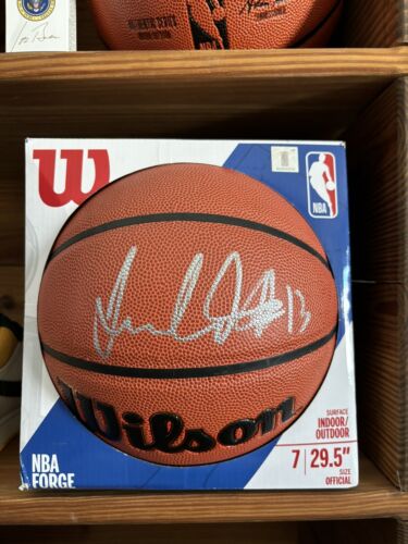 TARI EASON SIGNED WILSON BASKETBALL JSA COA FULL SIGNATURE! #13 HOUSTON ROCKETS!