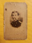 CDV of Confederate Lt Gen William Hardee of Army of Tenn. Some Original Script