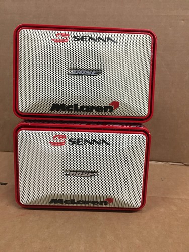 Bose 101 Music Monitor Speakers – Custom Red/White-McLaren Senna Edition - Pair - Picture 2 of 3