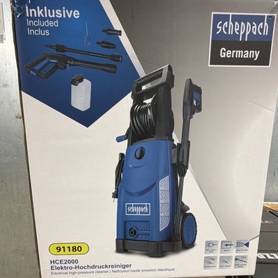 Scheppach HCE2000 Kaltwasser-Hochdruckreiniger 2000W 153bar 230 240V