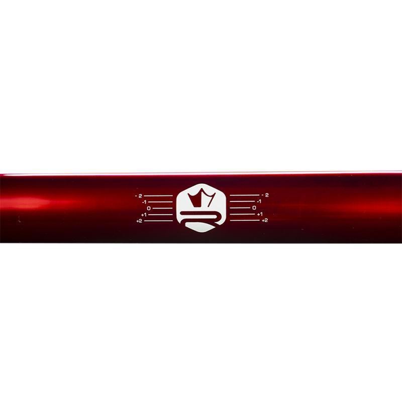 Guidon KRM Pro Ride rouge surdimensionné en aluminium rigide 28,6mm