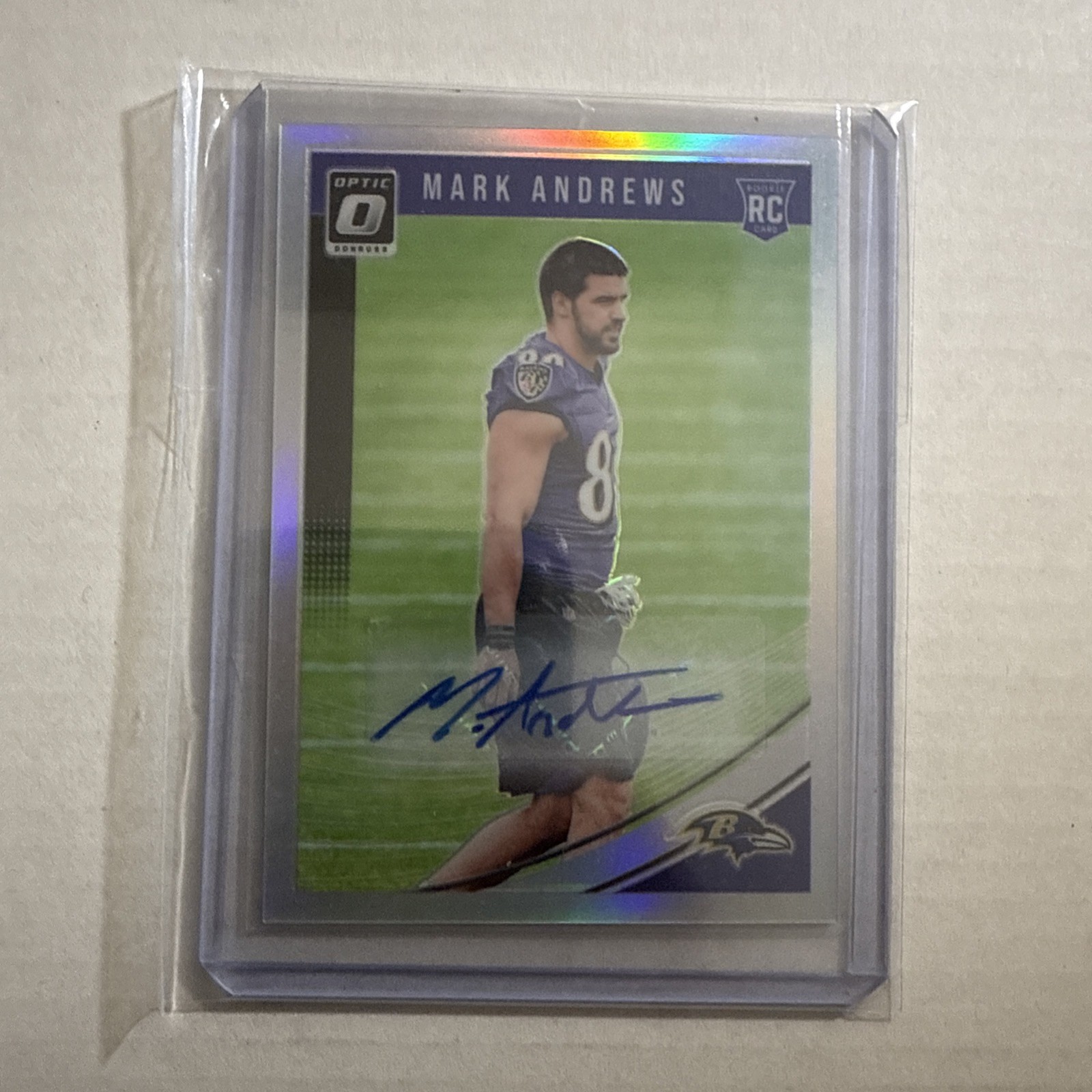 2018 Donruss Panini Optic Mark Andrews 41/99 Rookie Auto silver holo RC  #121