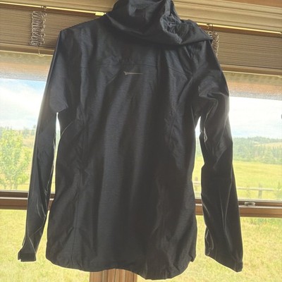 Paradox Rain Jacket Womens Small Gray Heather Tech Hood Windbreaker New W/O Tags