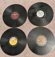 4 Japanese Rumba Pop Vinyl 10" 78 RPMs Nagasaki Butterfly Soba Song Shoemaker