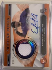 2024 Topps Pristine Pieces Ezequiel Tovar Orange Relic Auto 19/ 25 PPAR-ET