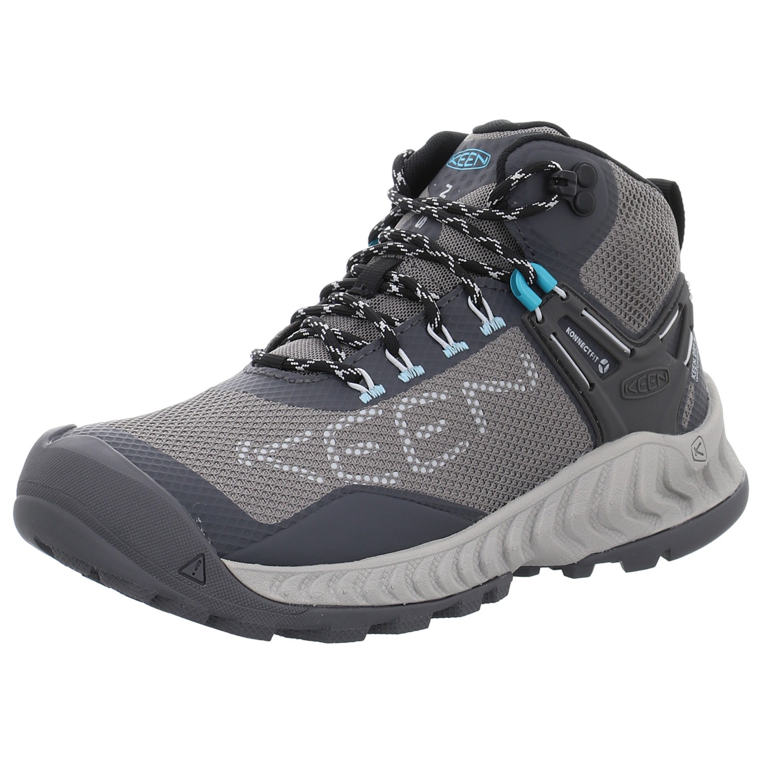 Keen scarpa stringata NXIS MID WP 1027197 magnete ipanema (nero) nuova grigia