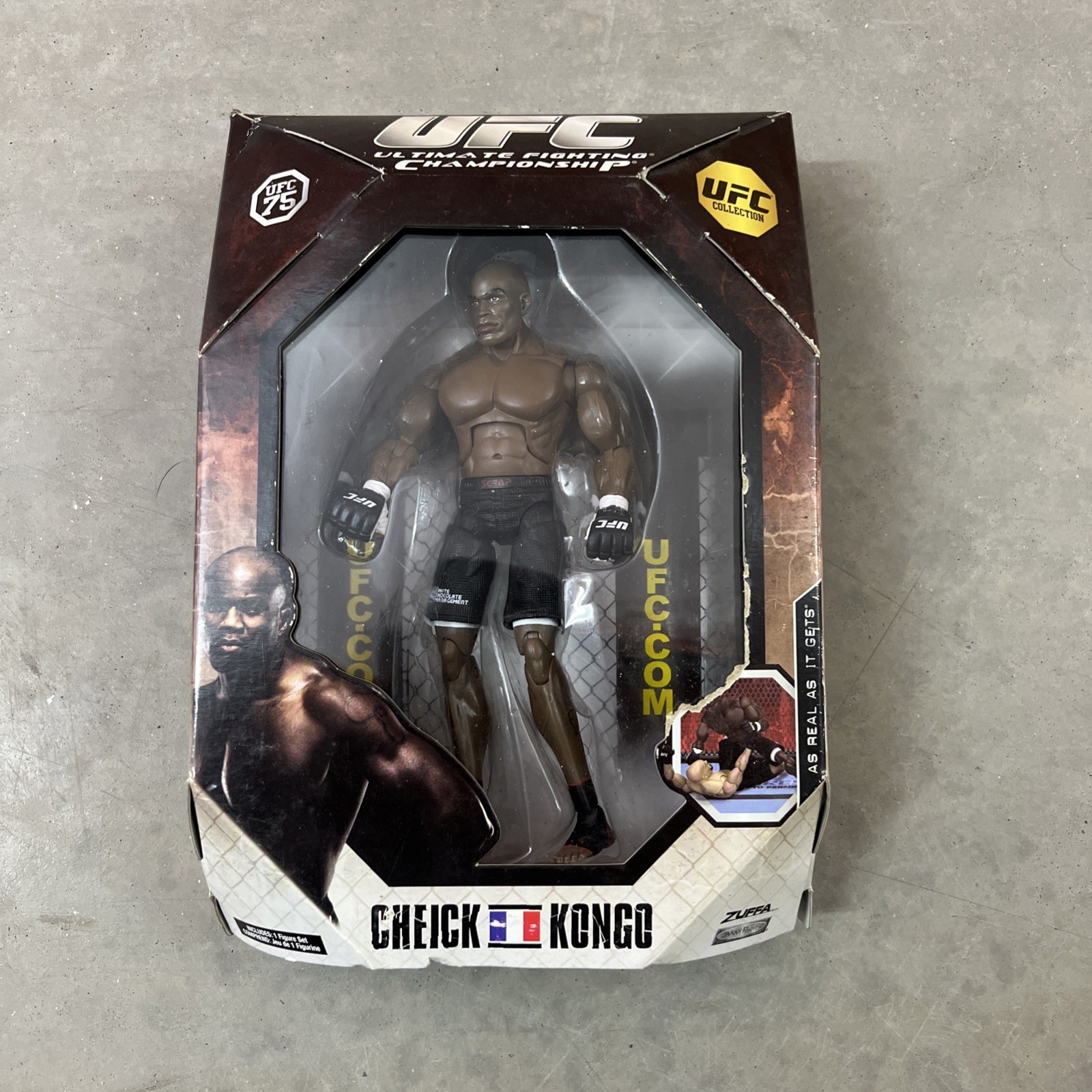 2009 Jakks Pacific UFC 75 Series 1 CHEICK KONGO Action Figure - NIB MOC