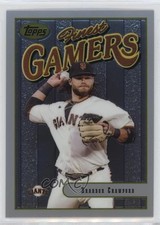 2023 Topps Finest Flashbacks Gamers Uncommon Silver Brandon Crawford #132 11o2