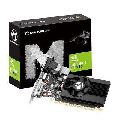 GeForce GT 710 Low Profile Grafikkarte 4 GB, GPU, niedriger Stromverbrauch, V...