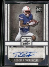 REGGIE ROBERSON Jr. 2022 Leaf Ultimate Draft Rookie Auto Autograph