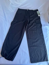 NWT Rewash Parachute Cargo Pants Wide Leg Drawstring Size S