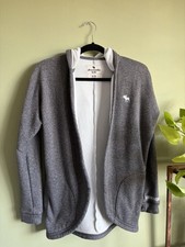 Abercrombie Fitch Kids Gray Cardigan Open Front Long Sleeve