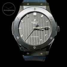 Hublot Classic fusion Carbon Fiber dial Ceramic 45mm extra blue & orange straps