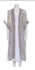 Beautiful Rachel Zoe Gray Animal Print Kimono Coverup