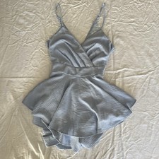 Windsor New With Tags Light Blue Lace Mini Dress With Built In Shorts