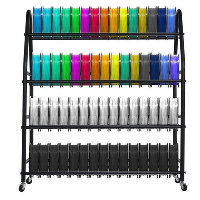 3D Printer Filament Storage Rack 4-Tier for ABS/TPU/Nylon