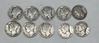 Lot # 1193 - 1.00 Face Value Mercury Dimes - 90% Silver - Unknown Grade