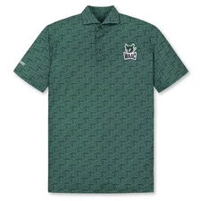 WAAC Men Wave Golf Polo Green - SP25 Medium NEW