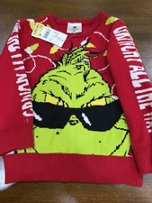 Toddler The Grinch Red Sweater 3T NWT