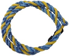 Pinnacle Sports Triad Titanium Triple Necklace, Columbia Blue/Gold, 18-Inch