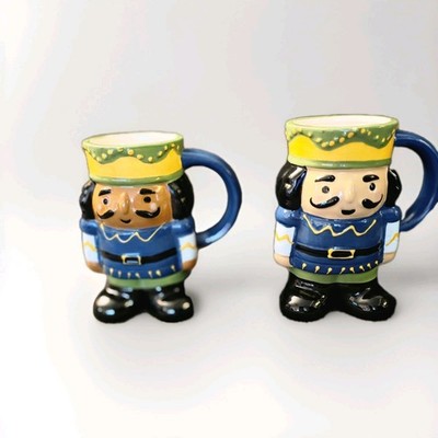  Set Of 2 Target Wondershop Winter Light Nutcracker Mug Cocoa Coffee 16 oz 