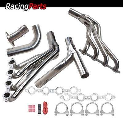 For 99-06 Chevy GMC Silverado/Sierra 4.8L/5.3L/6L Long Tube Exhaust Headers Kit